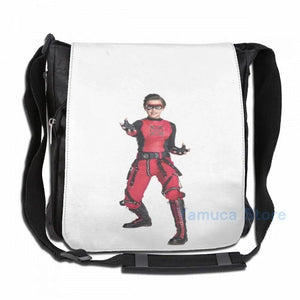 Funny Graphic Print Chapa Danger Force USB Charge Backpack