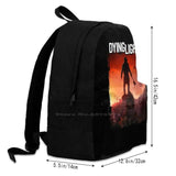 Dying Light 2 Video Game Backpack For Student School Laptop Travel Bag