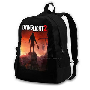 Dying Light 2 Video Game Backpack For Student School Laptop Travel Bag