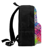 Neon Pattern Travel Laptop School Backpack Tie Dye