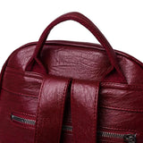 Women Schoolbag 3 In 1 Backpack Shoulder Bag Preppy Style Travel Rucksack