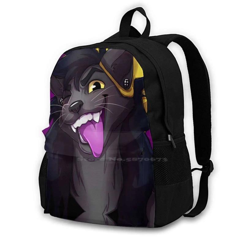Bose Travel Laptop Backpack Cat Beanie Grey Earrings Hair