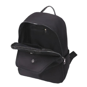 Solid Women's Casual Backpack - Large Capacity Travel Bag