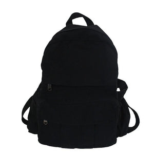 High Capacity Travel Backpack Laptop Canvas Women Backpack Female Schoolbag