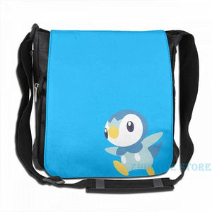 Piplup USB Charge Backpack School Travel Laptop Bag