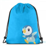 Piplup USB Charge Backpack School Travel Laptop Bag