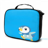 Piplup USB Charge Backpack School Travel Laptop Bag