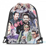 RDJ fangirl USB Backpack for School Travel Laptop Bag