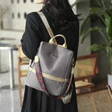 Oxford Large Capacity Anti-Theft Backpack for Women