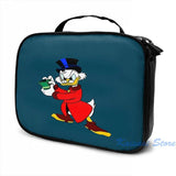 USB Charge Backpack Scrooge McDuck Print Travel Laptop Bag