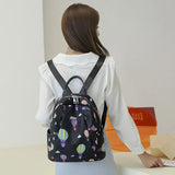 Waterproof Printed Travel Backpack for Teenagers Girls