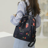 Waterproof Printed Travel Backpack for Teenagers Girls