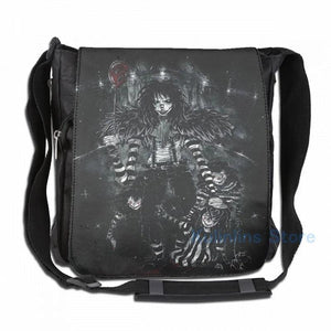 Funny Graphic print Jack USB Charge Backpack men School bags