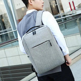 Waterproof Business Backpack Men USB School Backpacks 15.6 Inch
