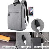 Waterproof Business Backpack Men USB School Backpacks 15.6 Inch