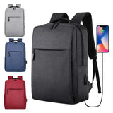 Waterproof Business Backpack Men USB School Backpacks 15.6 Inch