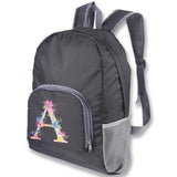 Ultralight Foldable Backpack Pink Letter Print Hiking Daypack