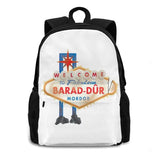 Barad Dur Travel Laptop Bagpack Bags Orcs Mordor
