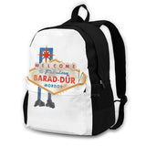 Barad Dur Travel Laptop Bagpack Bags Orcs Mordor