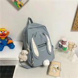 Nylon Waterproof Backpack Purse for Teen Girls Large Capacity Rucksack