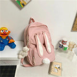 Nylon Waterproof Backpack Purse for Teen Girls Large Capacity Rucksack