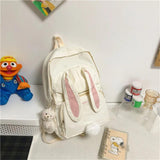 Nylon Waterproof Backpack Purse for Teen Girls Large Capacity Rucksack