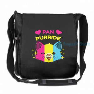 Pan Purride USB Charge Backpack for Pansexuals