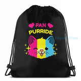 Pan Purride USB Charge Backpack for Pansexuals