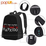 Hapkido Backpack Large Capacity Foldable Gymnast Bag Riding Backpack