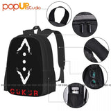 The Pit (Cukur) Backpack Large Capacity Bookbag Beach Bag Gym Tote Bag