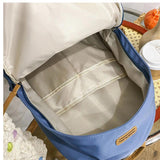 Personalized Name Schoolbag Embroidered High School Students Backpack