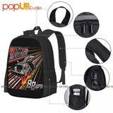 Back To The Future 88Mph Streaking Flames Time Travel Marty Backpack