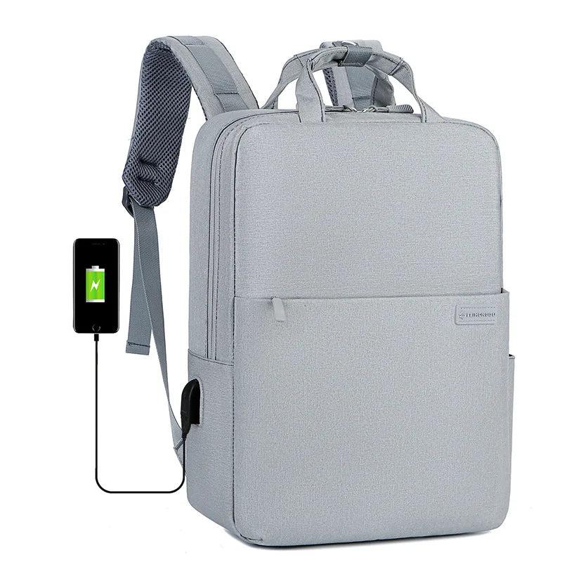 15.6 Inch USB Charging Backpack Large Travel Bag