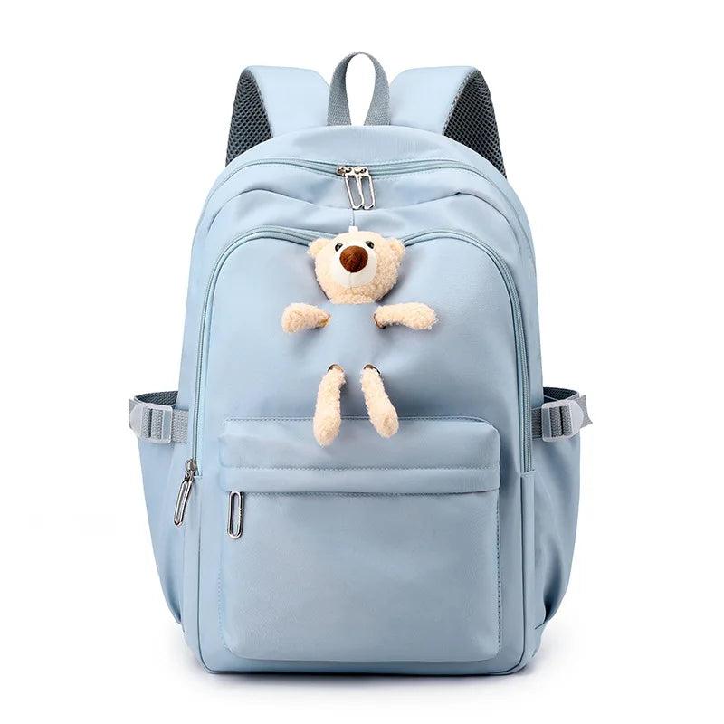 Personalized Girls College Backpack Embroidered Name High School Students Gift