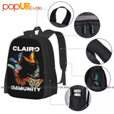 Clairo Immunity Music Backpack Large Capacity Gym Storage Bag