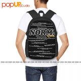 Cheers Normisms TV Show Backpack Large Capacity Riding Backpack