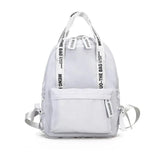 Leisure Letter Ribbon Printed Shoulder School-bag Backpack