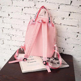 Leisure Letter Ribbon Printed Shoulder School-bag Backpack