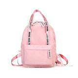 Leisure Letter Ribbon Printed Shoulder School-bag Backpack