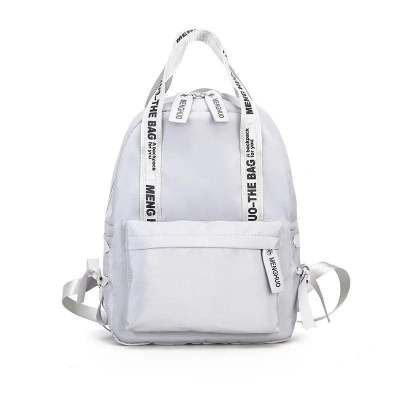 Leisure Letter Ribbon Printed Shoulder School-bag Backpack