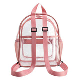 Transparent PVC Backpack Casual Summer Bag Large Capacity Schoolbag