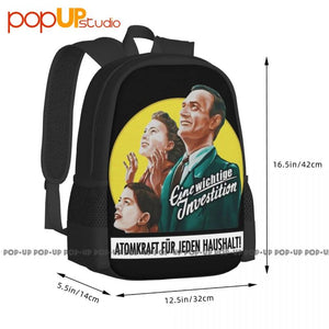 Dark Atomkraft Fur Jeden Haushalt Backpack - Large Capacity