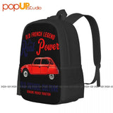 French Car Dyane Backpack Large Capacity Shoe Bag 3d Printing Multi-function