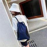 Women's Waterproof Drawstring Backpack for Sports Yoga Fitness