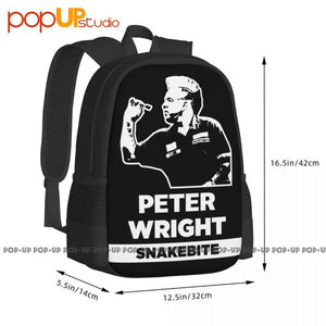 Snakebite Peter Wright Darts World Champs Backpack