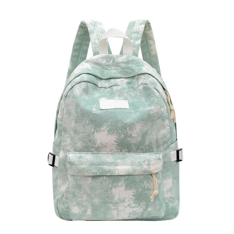 Casual Female Nylon Backpack School Bag for Teenage Girl