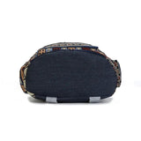 Boho Canvas Backpack Vintage Outdoor Travel Bag Ethnic Girls Schoolbag