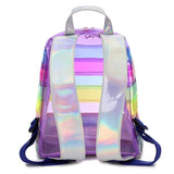 Stripe Corduroy Woman Backpack Schoolbag For Teenage Girls Boys Harajuku