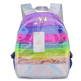 Stripe Corduroy Woman Backpack Schoolbag For Teenage Girls Boys Harajuku