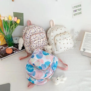 Harajuku Style Women Backpack Large Capacity Storage Backpacks For Girls Print T